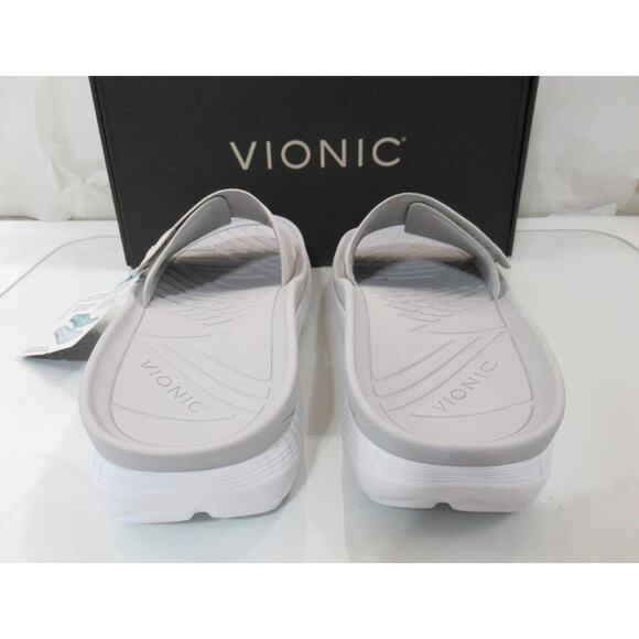 Vionic Rejuvenate Recovery Slide Sandal White Vapor Size Men's 9.5 Women's 11 - Picture 5 of 9